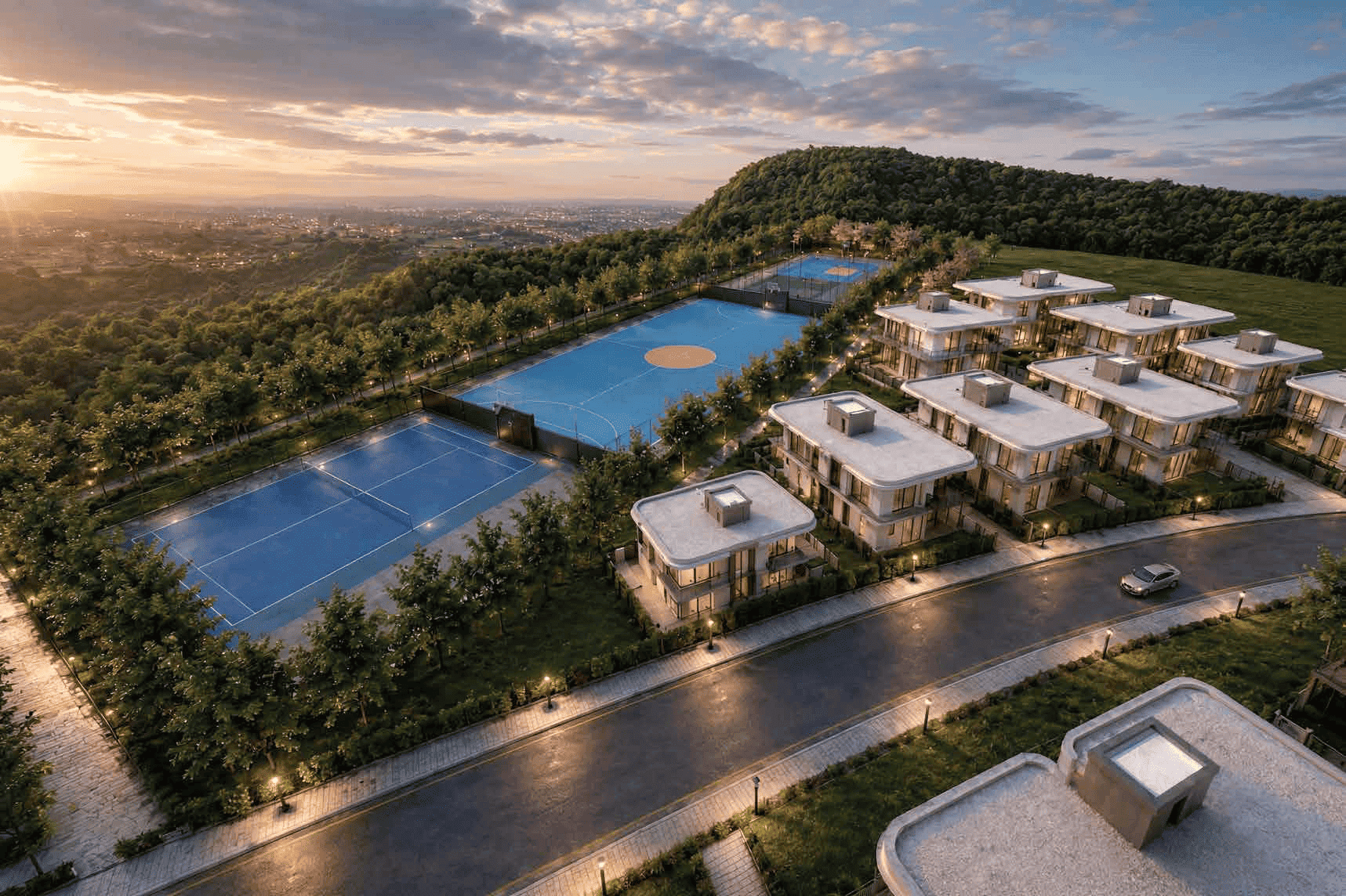 Multipurpose court at Blubay by ORA Land